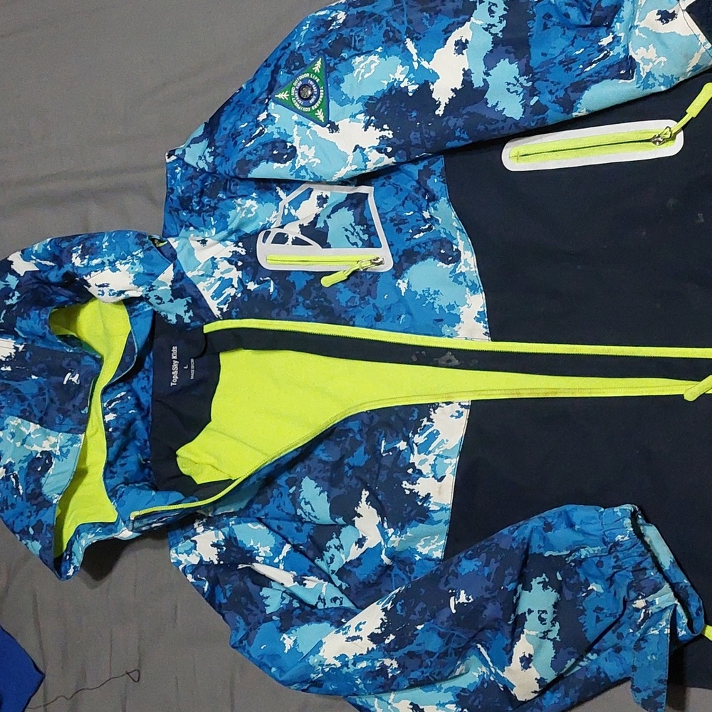 Boys lined rain jacket. Large